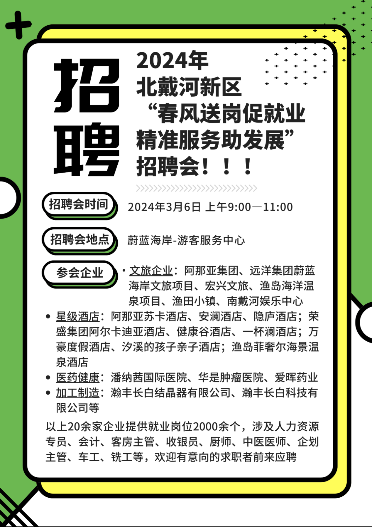 “渤海新区招聘盛宴，精彩职位邀您共赴新征程”